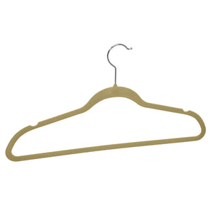 Home Basics Slip-Proof Snag-Free Ultra Slim Velvet Hanger with