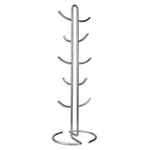 Load image into Gallery viewer, Home Basics Simplicity 10 Hook Steel Mug Rack, Satin Nickel $15.00 EACH, CASE PACK OF 12
