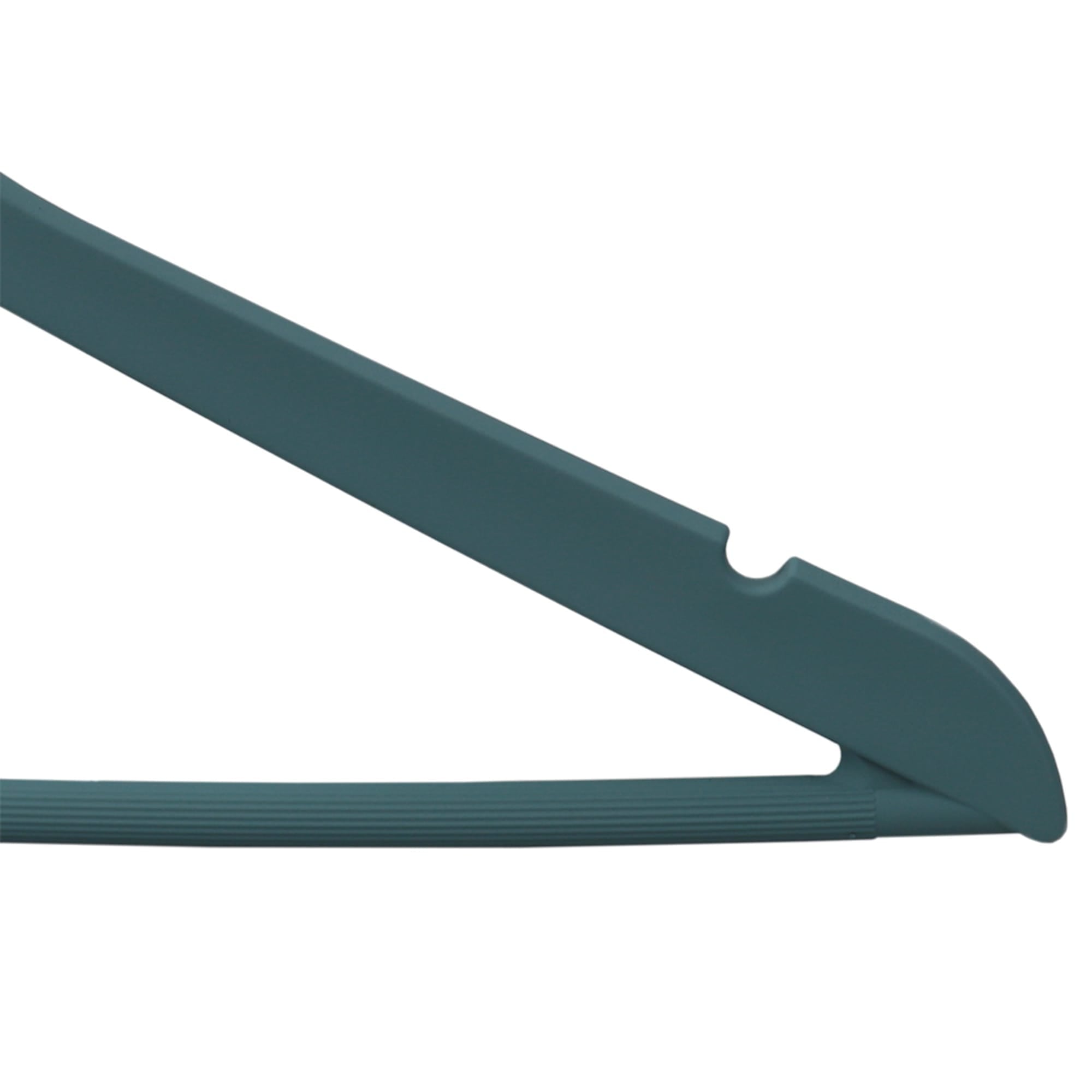 Home Basics 3 Piece Rubberized Hangers, Slate $4.00 EACH, CASE PACK OF 12