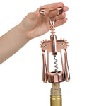 Load image into Gallery viewer, Home Basics Nova Collection Zinc Cork Screw, Rose Gold $6.00 EACH, CASE PACK OF 24
