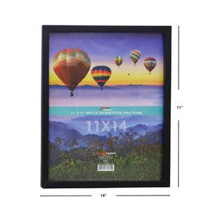 Home Basics 11” x 14” MDF Wall Picture Frame - Assorted Colors