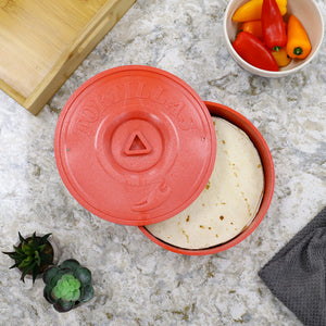 Home Basics Round BPA-free Plastic Tortilla Warmer, Red $6.00 EACH, CASE PACK OF 12
