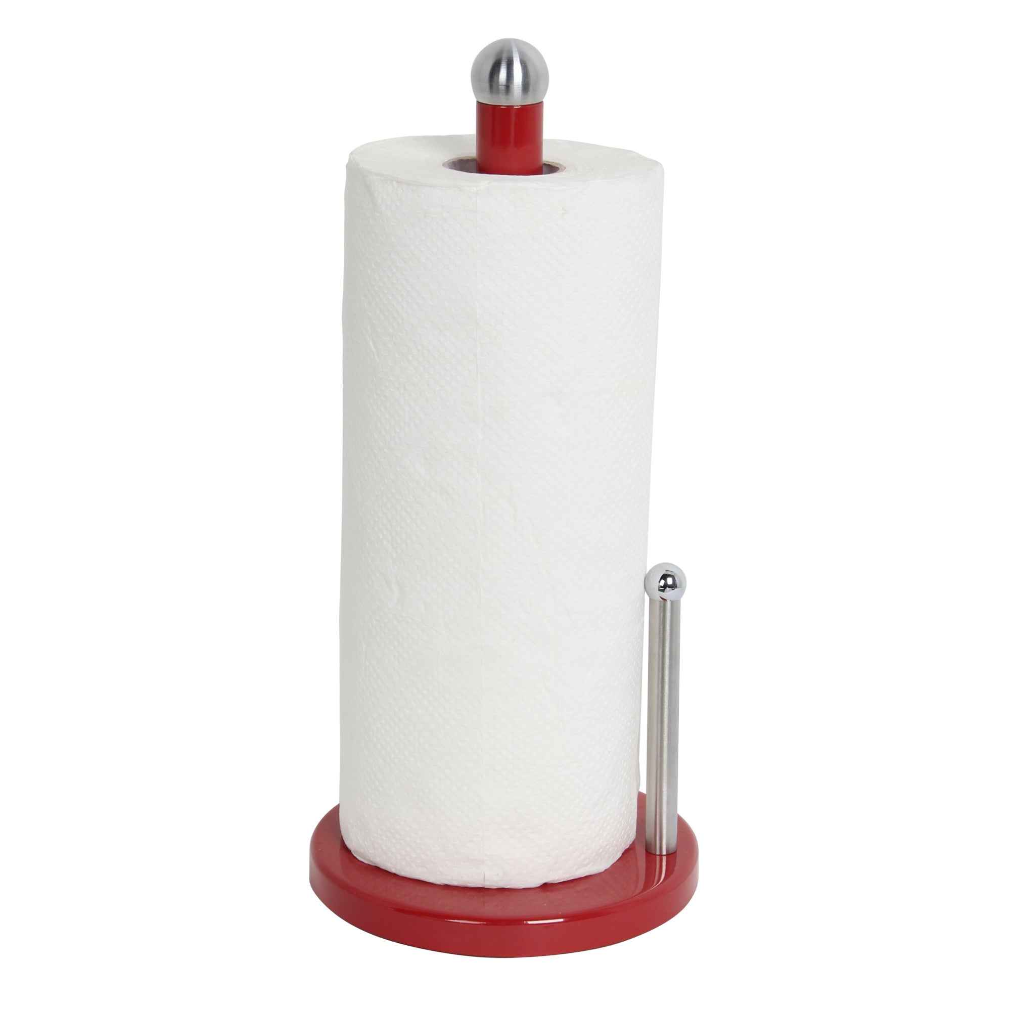 Home Basics Powder Coated Steel Paper Towel Holder - Assorted Colors