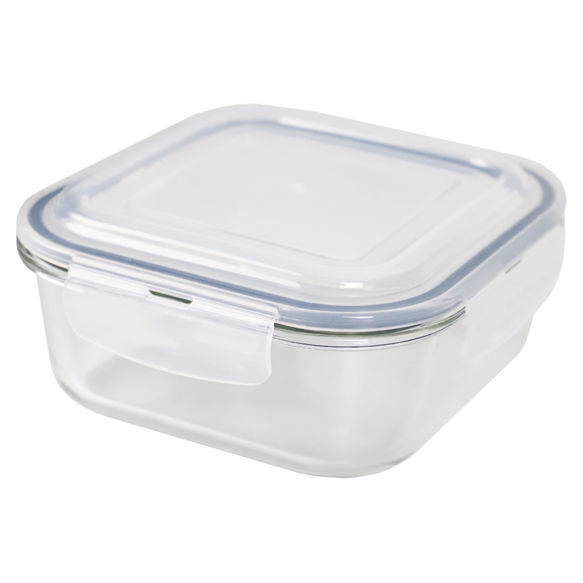 Michael Graves Design 40 Ounce High Borosilicate Glass Rectangle Food Storage Container with Indigo Rubber Seal $7.00 EACH, CASE PACK OF 12