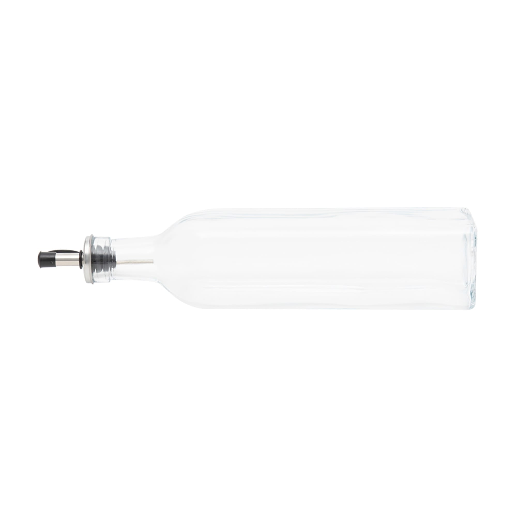 Home Basics Leak Proof Easy Pour Oil and Vinegar Bottle, Clear $2.00 EACH, CASE PACK OF 48