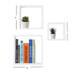 Load image into Gallery viewer, Home Basics 3 Piece MDF Floating Wall Cubes, White $12.00 EACH, CASE PACK OF 6
