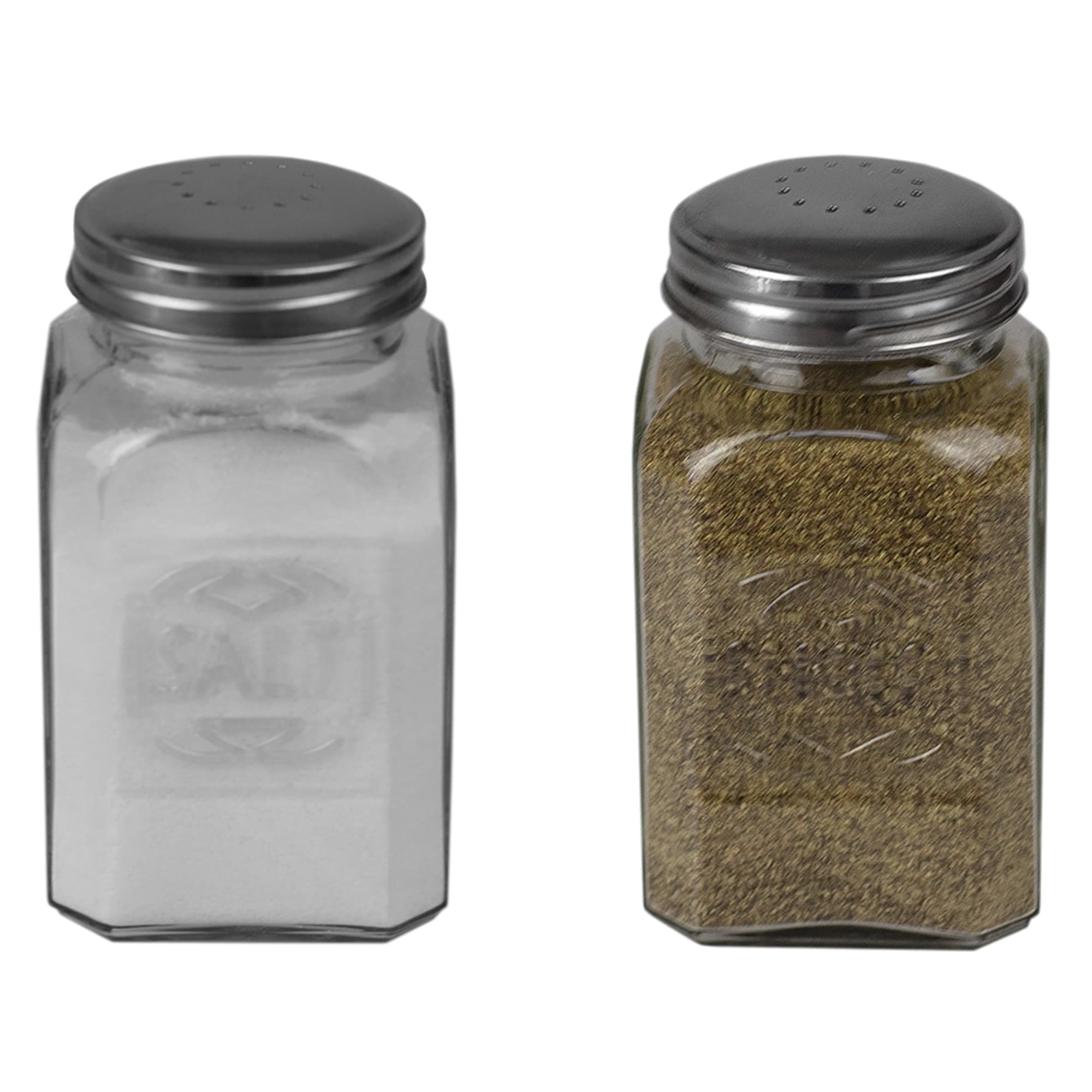 Glass Salt And Pepper Shaker Set