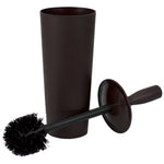 Load image into Gallery viewer, Home Basics Tapered Plastic Toilet Brush Holder, Black $5 EACH, CASE PACK OF 12
