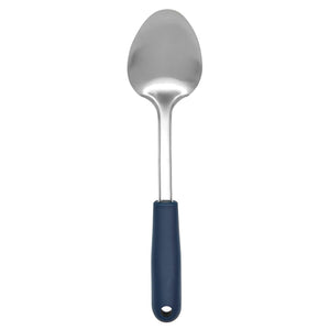 Michael Graves Design Comfortable Grip Stainless Steel Solid Spoon, Indigo $4.00 EACH, CASE PACK OF 24