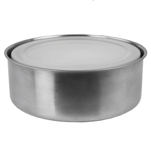 Home Basics Brushed Stainless Steel Food Storage Container Set, (Set of 5), Silver $5.00 EACH, CASE PACK OF 12