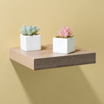 Load image into Gallery viewer, Home Basics Short Rectangle Floating Shelf, Oak $5.00 EACH, CASE PACK OF 6
