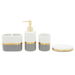 Load image into Gallery viewer, Home Basics Imperial 4 Piece Bath Accessory Set $20.00 EACH, CASE PACK OF 6
