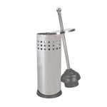 Load image into Gallery viewer, Home Basics Metal Toilet Plunger &amp; Holder $10.00 EACH, CASE PACK OF 6
