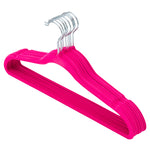 Load image into Gallery viewer, Home Basics 10-Piece Velvet Hangers, Fuchsia $4.00 EACH, CASE PACK OF 12
