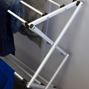 Home Basics Rust-Proof Collapsible Clothes Drying Rack, Grey $20.00 EACH, CASE PACK OF 4