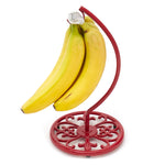 Load image into Gallery viewer, Home Basics Fleur De Lis Cast Iron Banana Holder, Red $10.00 EACH, CASE PACK OF 6
