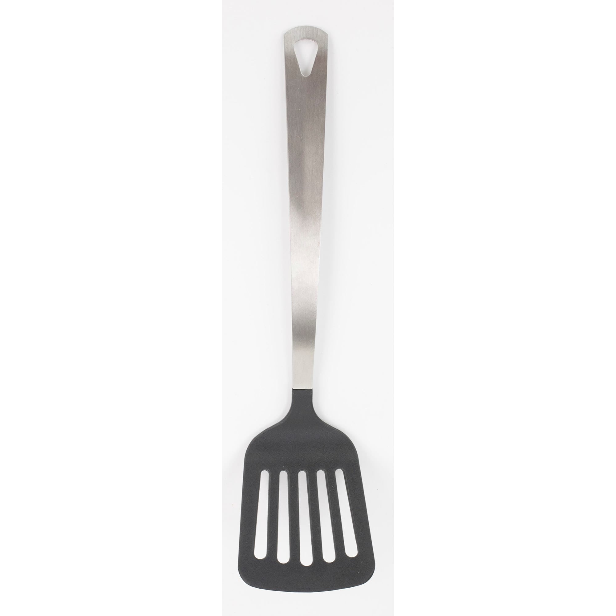 Home Basics Nylon Slotted Turner with Stainless Steel Handle, Black $1.50 EACH, CASE PACK OF 24