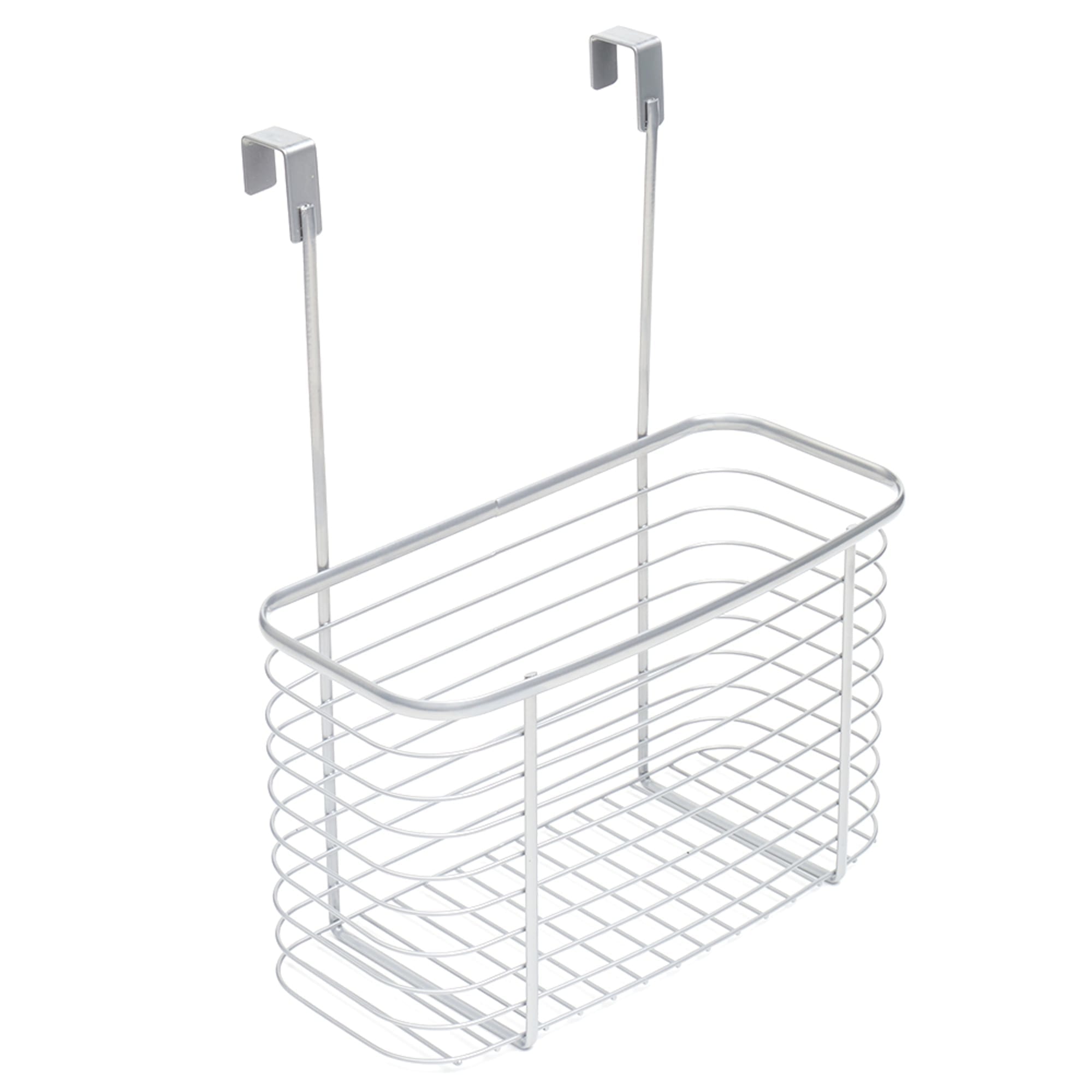 Home Basics Large Steel Over the Cabinet Basket, Silver $8.00 EACH, CASE PACK OF 12