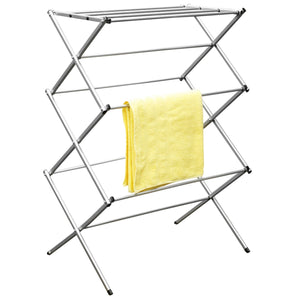 Home Basics 3-Tier Rust-Proof Enamel Coated Steel Collapsible Clothes Drying Rack, Grey $15.00 EACH, CASE PACK OF 4