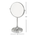 Load image into Gallery viewer, Home Basics Elizabeth Collection Cosmetic Mirror, Chrome $15.00 EACH, CASE PACK OF 6
