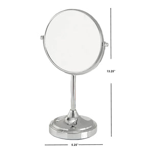 Home Basics Elizabeth Collection Cosmetic Mirror, Chrome $15.00 EACH, CASE PACK OF 6