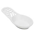Load image into Gallery viewer, Home Basics Lines Cast Iron Spoon Rest, White $5.00 EACH, CASE PACK OF 6
