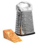 Load image into Gallery viewer, Home Basics 4 Sided Stainless Steel Cheese Grater with Faux Marble Handle $4.00 EACH, CASE PACK OF 24
