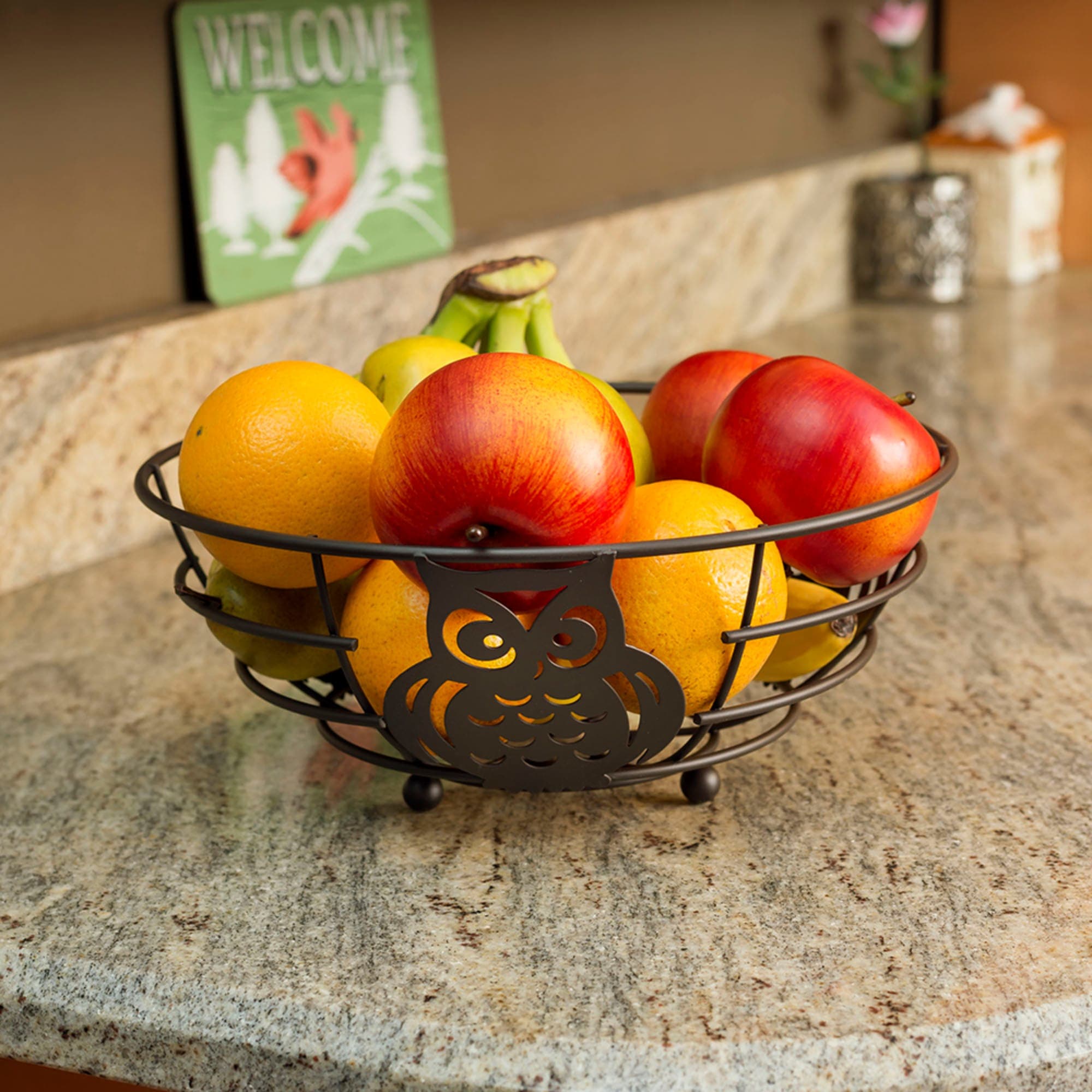 Home Basics Owl Fruit Bowl $6.50 EACH, CASE PACK OF 12