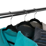 Load image into Gallery viewer, Home Basics Single Rail Adjustable Rolling Garment and Wardrobe Organizing Rack, Black $15.00 EACH, CASE PACK OF 6
