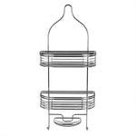Load image into Gallery viewer, Home Basics Sleek 2 Shelf Shower Caddy, Chrome $10.00 EACH, CASE PACK OF 12
