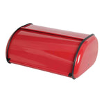 Load image into Gallery viewer, Red Steel Bread Box with Roll Top Lid, Ventilation Moisture Control, Durable Kitchen Storage for Fresh Bread $20.00 EACH, CASE PACK OF 6
