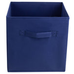 Load image into Gallery viewer, Home Basics Collapsible and Foldable Non-Woven Storage Cube, Navy $3.00 EACH, CASE PACK OF 12
