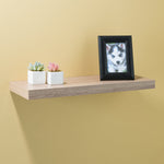 Load image into Gallery viewer, Home Basics Rectangle Floating Shelf, Oak $10.00 EACH, CASE PACK OF 6
