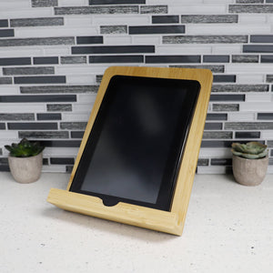Home Basics Bamboo Tablet Cookbook Stand, Natural $10.00 EACH, CASE PACK OF 6