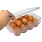 Load image into Gallery viewer, Michael Graves Design Stackable 12 Compartment Plastic Egg Container with Lid, Clear $5.00 EACH, CASE PACK OF 12
