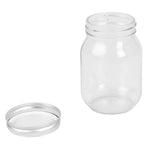 Load image into Gallery viewer, Home Basics 16 oz. Wide Mouth Clear Mason Canning Jar $1.50 EACH, CASE PACK OF 12
