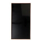 Load image into Gallery viewer, Home Basics 7&quot; x 14&quot; Decorative Vanity Tray with Contrasting Gold Trim, Black $5.00 EACH, CASE PACK OF 8
