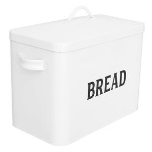 Home Basics Countryside Tin Breadbox, White $30.00 EACH, CASE PACK OF 4