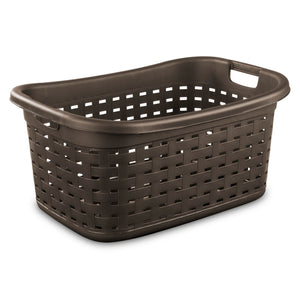 Sterilite Weave Laundry Basket / Espresso $15.00 EACH, CASE PACK OF 6