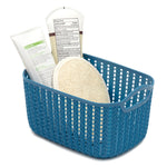 Load image into Gallery viewer, Home Basics Small Crochet Plastic Basket - Assorted Colors
