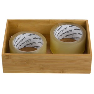Home Basics 6" x 9" Bamboo Drawer Organizer, Natural $6.00 EACH, CASE PACK OF 12