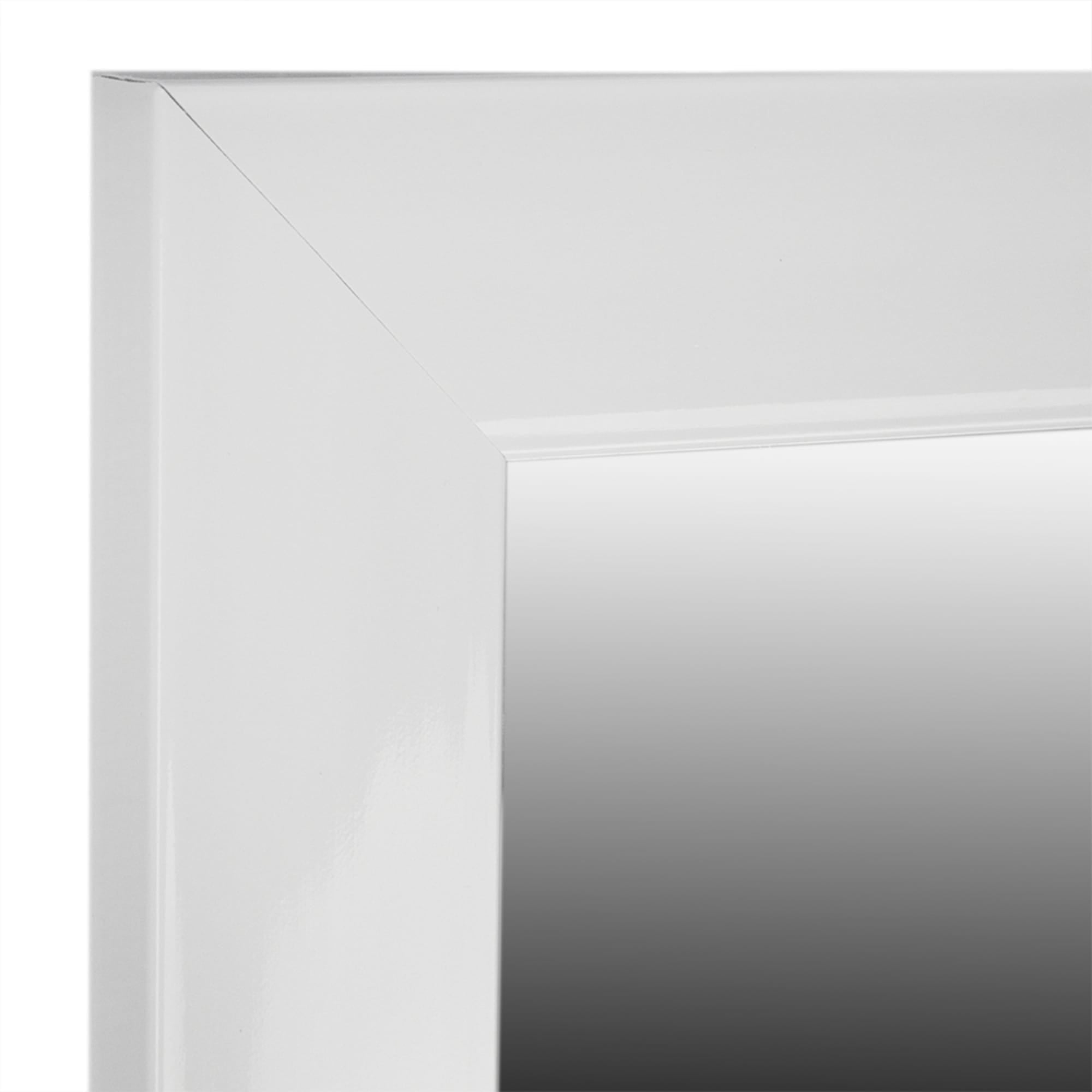 Home Basics Over The Door Mirror, White $12.00 EACH, CASE PACK OF 6