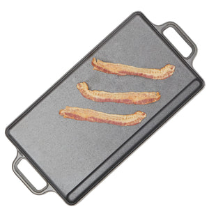 Cast Iron Sausage Pan Non-sticky Steak Frying Pan Portable Square