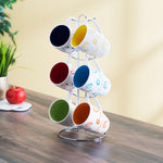 Load image into Gallery viewer, Home Basics 6 Piece Mug Set with Stand $15.00 EACH, CASE PACK OF 6
