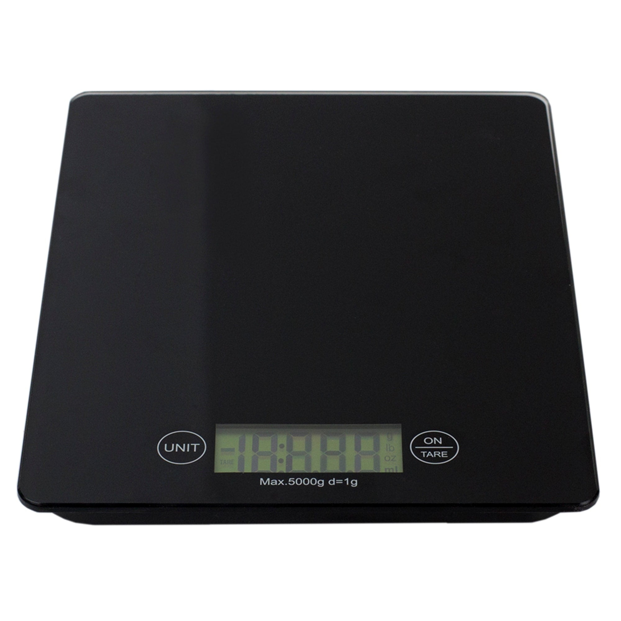 Home Basics Multi-Functional Sleek Glass Digital Food Scale, Black $10.00 EACH, CASE PACK OF 12