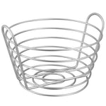 Load image into Gallery viewer, Home Basics Simplicity Steel Fruit Basket, Satin Nickel $10.00 EACH, CASE PACK OF 12
