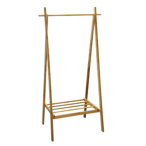 Home Basics A Frame Bamboo Garment Rack with Bottom Shelf, Natural $35.00 EACH, CASE PACK OF 1