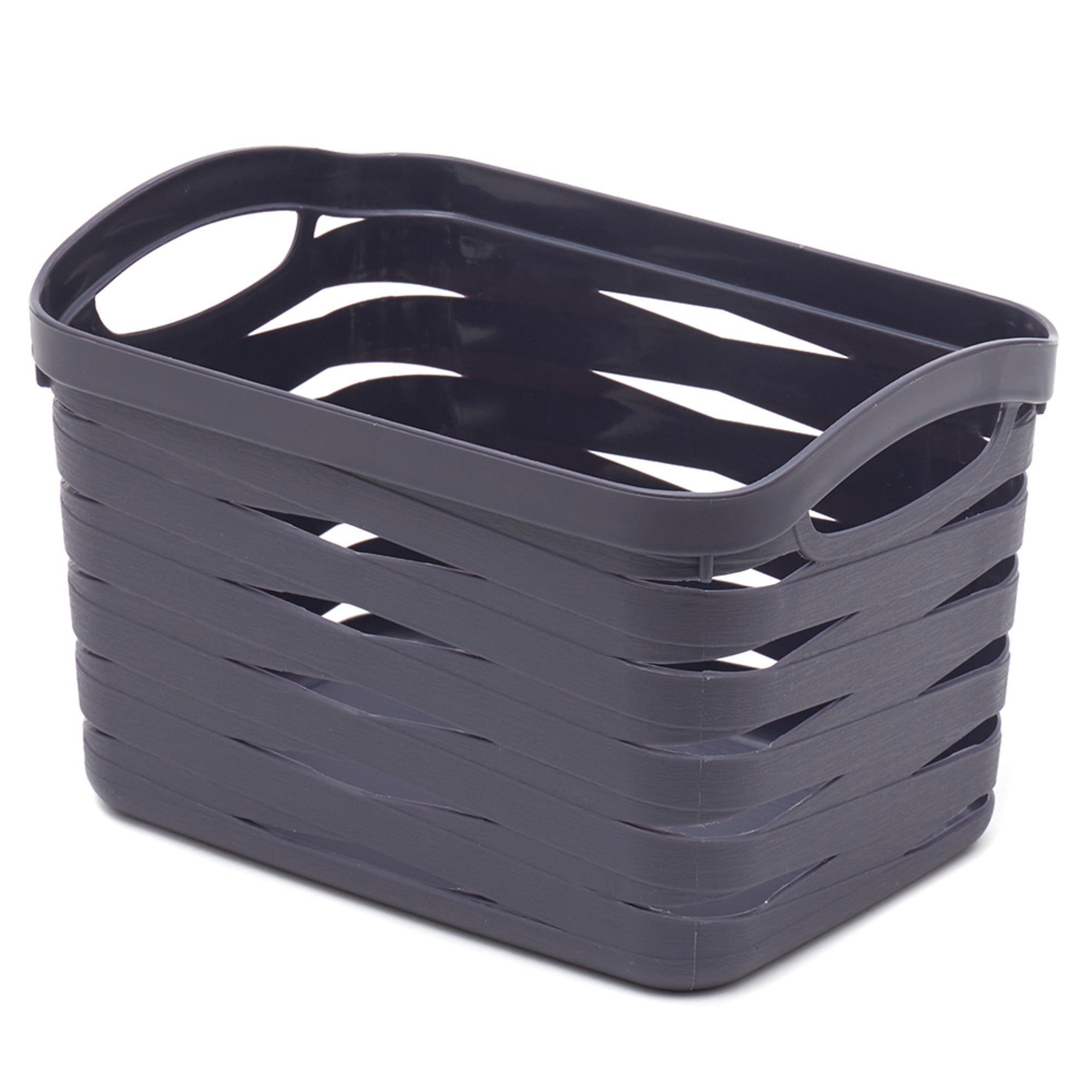 Home Basics Avaris Medium Plastic Storage Basket - Assorted Colors