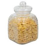 Load image into Gallery viewer, Home Basics Panama Collection 118 oz. Medium Glass Jar $5 EACH, CASE PACK OF 6
