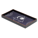 Load image into Gallery viewer, Home Basics 7&quot; x 14&quot; Rectangular Graphic Print Celestial Display Tray, Blue $5.00 EACH, CASE PACK OF 8
